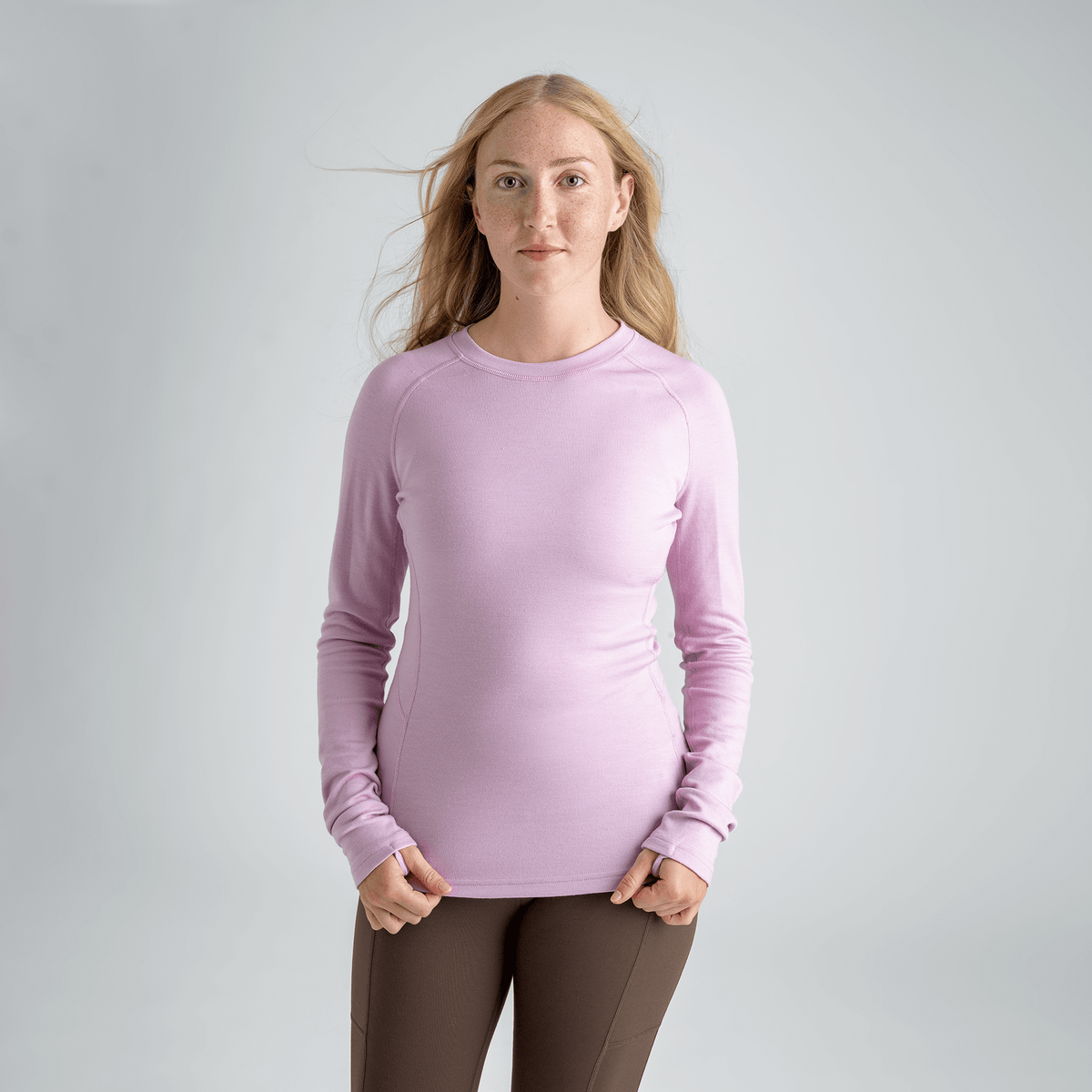 Hejma Women's Merino Longsleeve — Taupe Beige