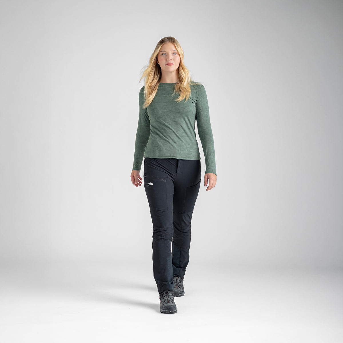 Senti Women's Merino Longsleeve — Dove Grey