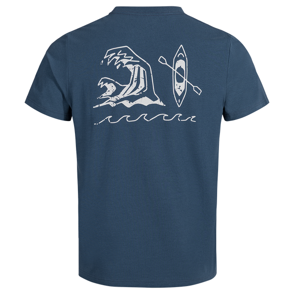 Arbo Men's Organic Cotton T-shirt — Navy Water