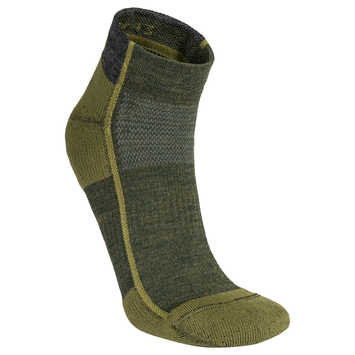Hejma Merino Low Socks —  Avocado Green