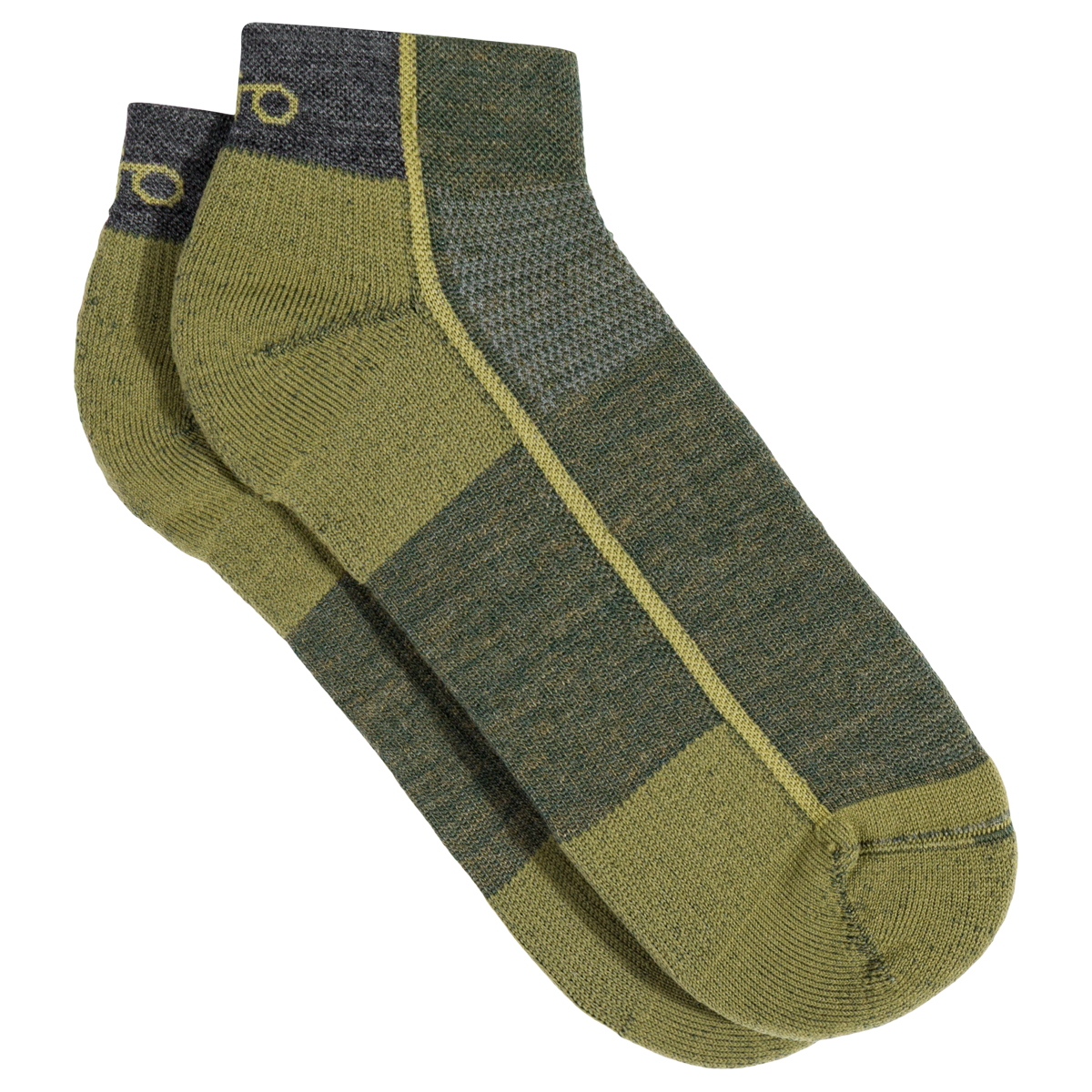 Hejma Merino Low Socks —  Avocado Green