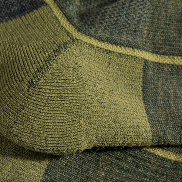 Hejma Merino Low Socks —  Avocado Green
