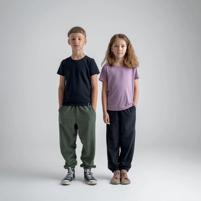Amo Kid's Merino T-shirt — Blue