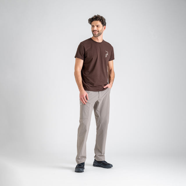 Arbo Men's Organic Cotton T-shirt — Navy Water