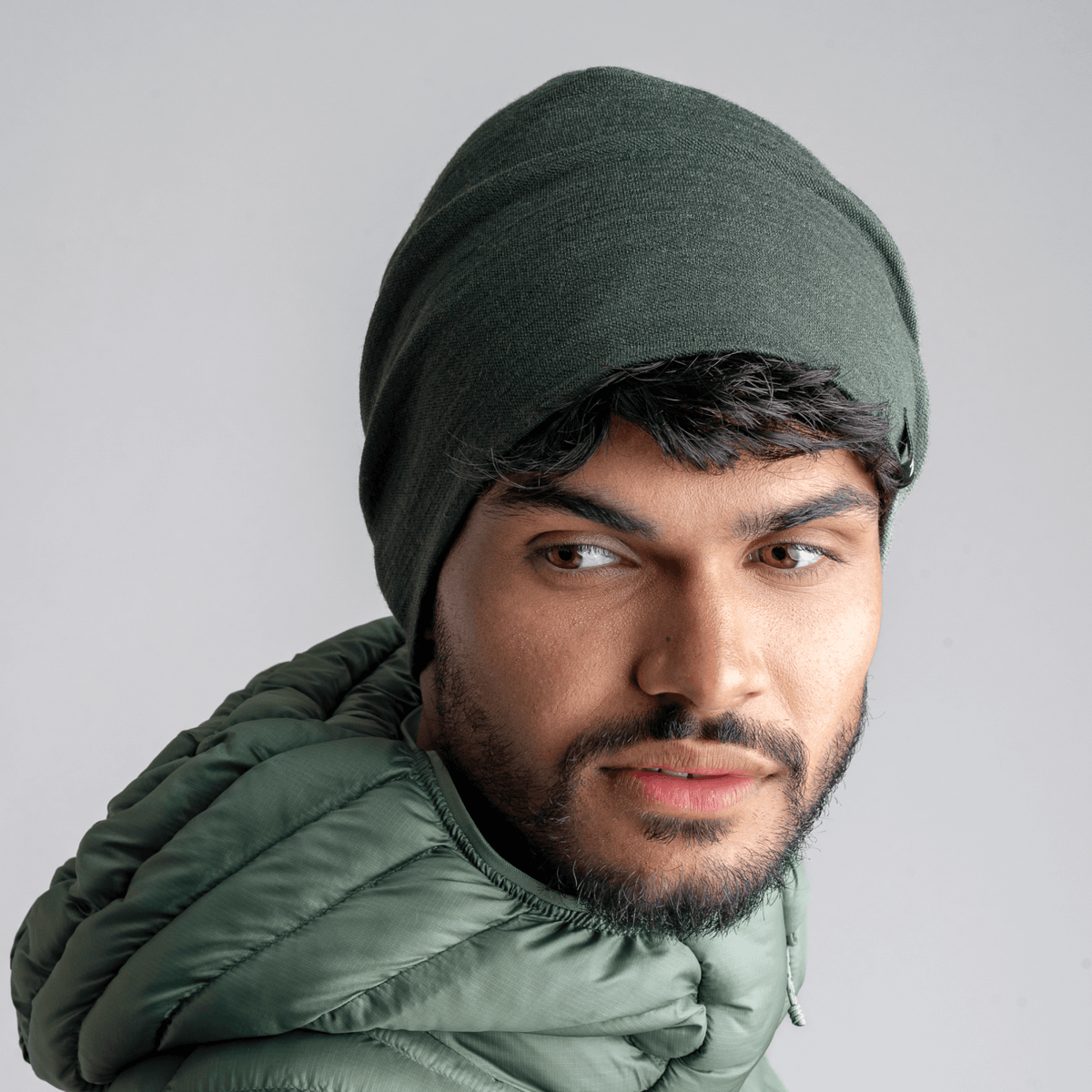 Hejma Merino Beanie — Blue