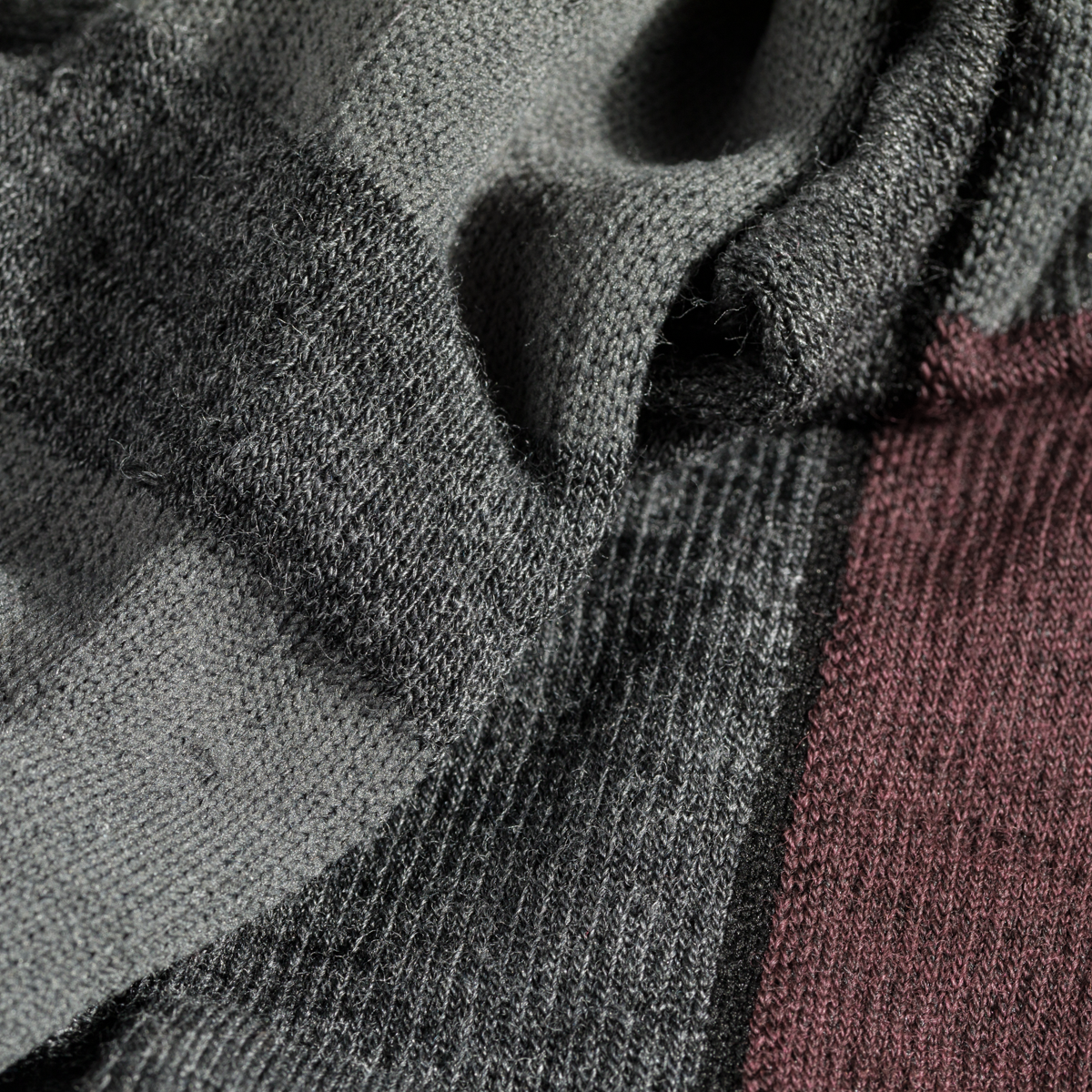 Hejma Merino Mid Socks — Decadent Red