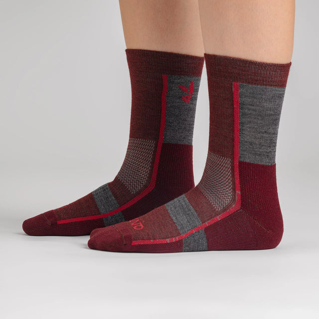 Hejma Merino Mid Socks — Cocoa Brown
