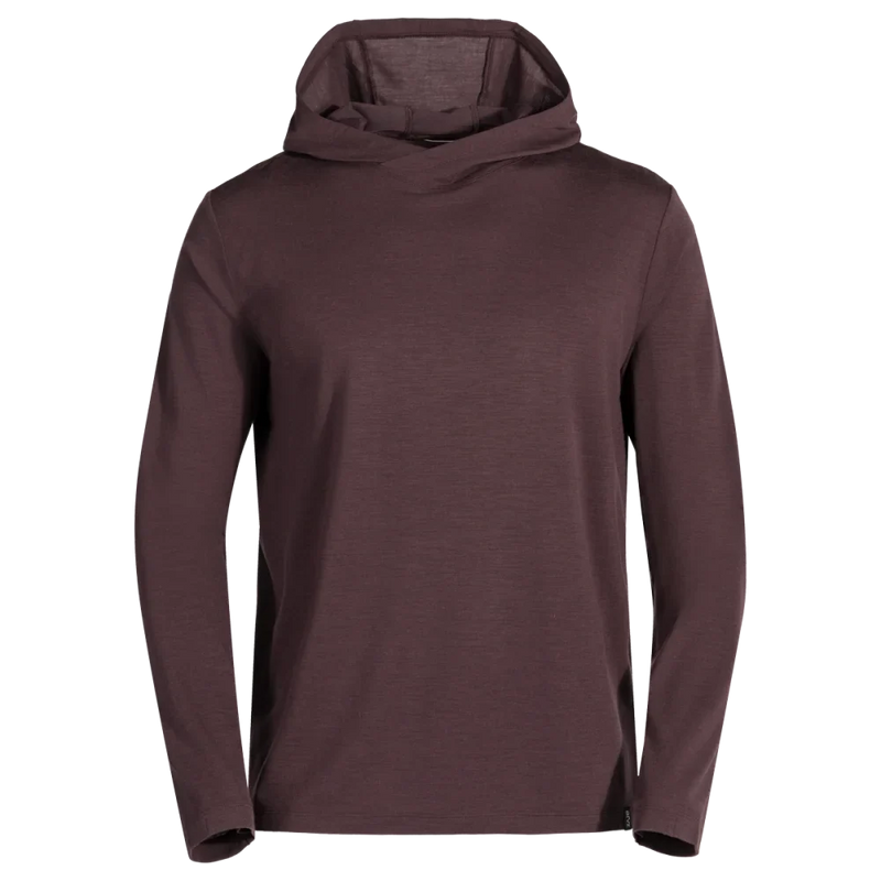 Kora Men's Merino Hoodie — Decadent Red