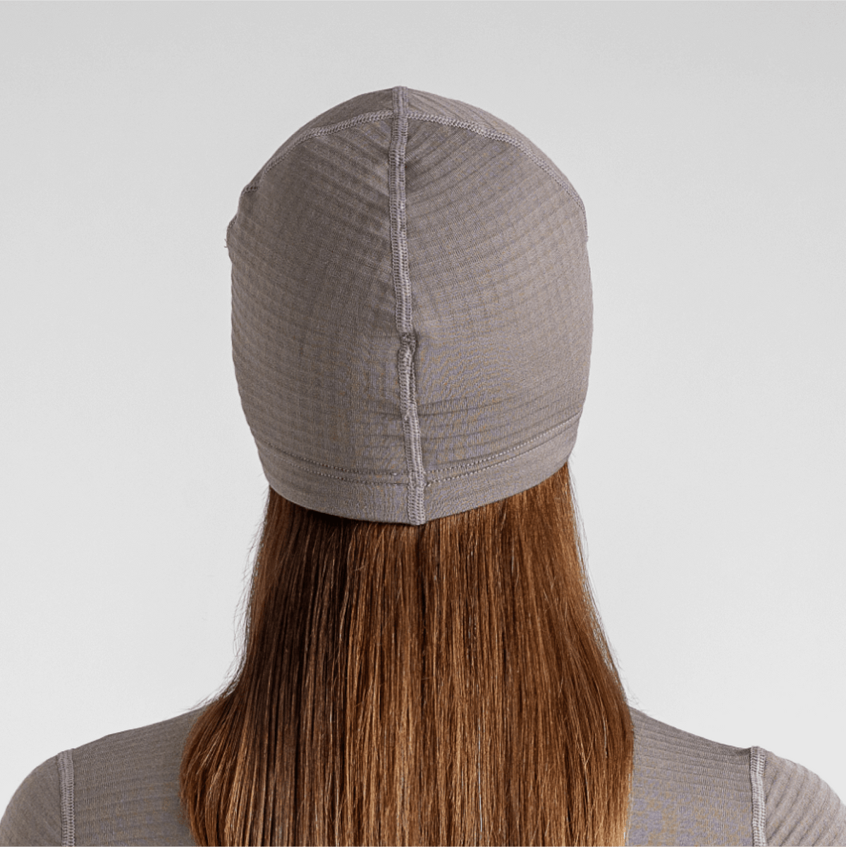 Kovri Merino Grid Beanie — Golden Brown