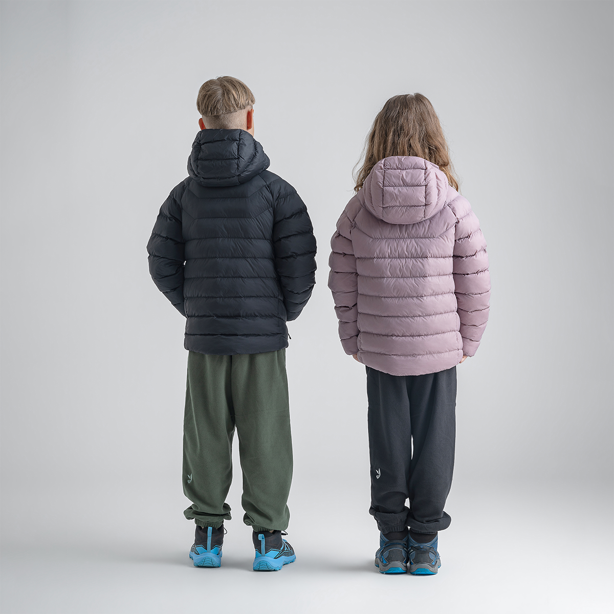 Musko Kid's Insulated Hooded Jacket — Iced Mauve