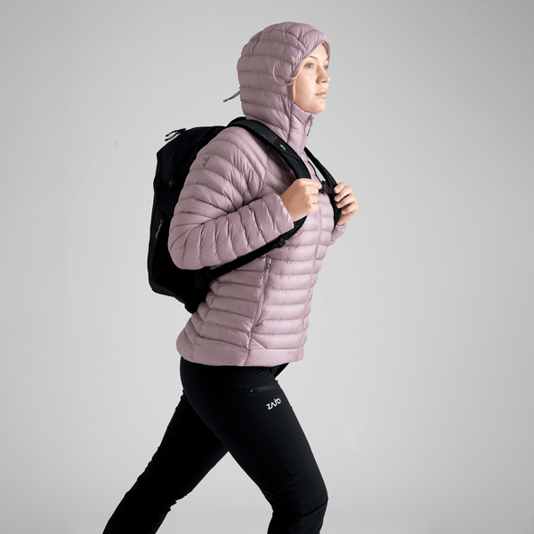 Nubaro Women's Insulated Hooded Jacket — Golden Brown