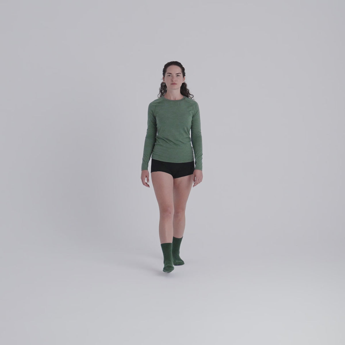 Senti Women's Merino Hot Pants — Lila Haze