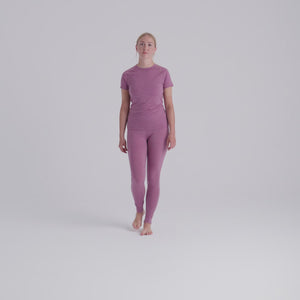 Senti Women's Merino T-shirt — Decadent Red