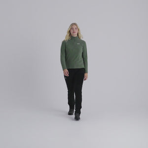 Auro Women's Fleece Zip Top — Lilac Ash
