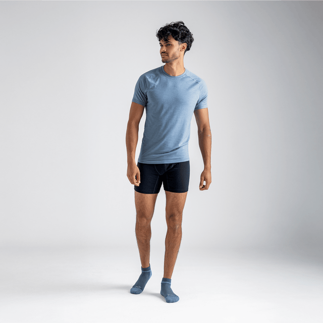 Senti Men's Merino T-shirt — Amber Gold