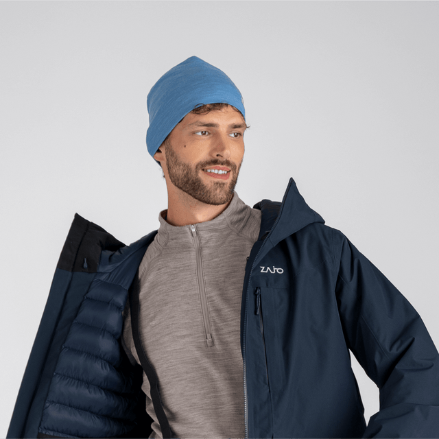 Senti Merino Beanie — Black Olive