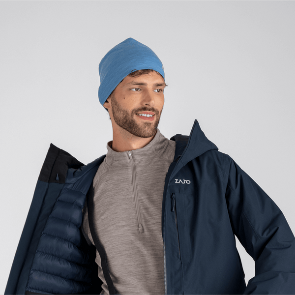 Senti Merino Beanie — Decadent Red