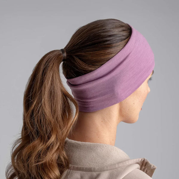 Senti Merino Headband — Black Olive