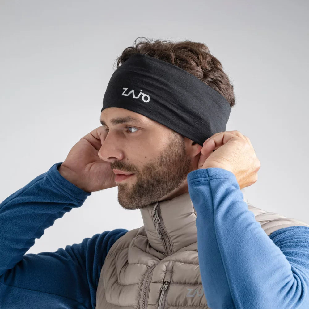 Senti Merino Headband — Decadent Red