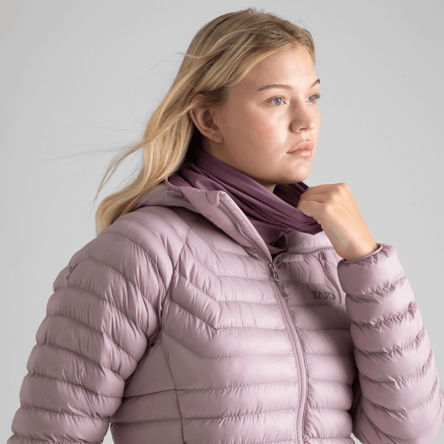 Senti Merino Multifunctional Scarf — Lila Haze
