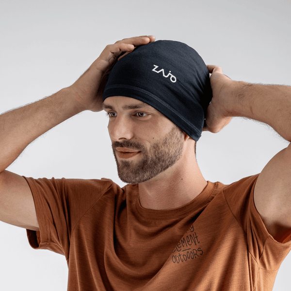 Senti Merino Multifunctional Scarf — Dark Navy